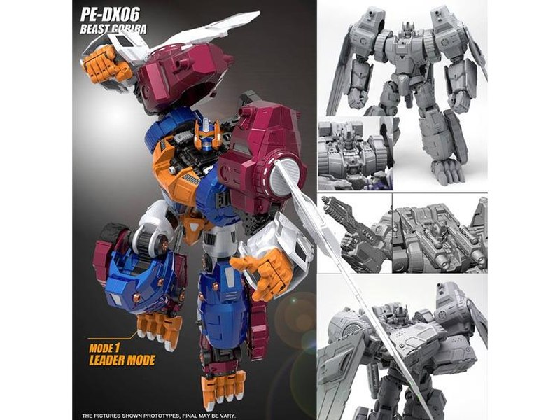 PE-DX06 Beast Gorira - Not Optimal Optimus Beast Wars QUAD-Changer